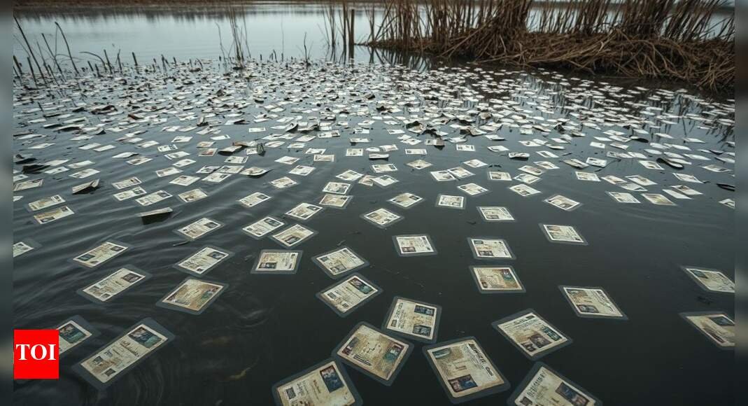 Madhya Pradesh: 100s of voter IDs found in pond; probe ordered | India News