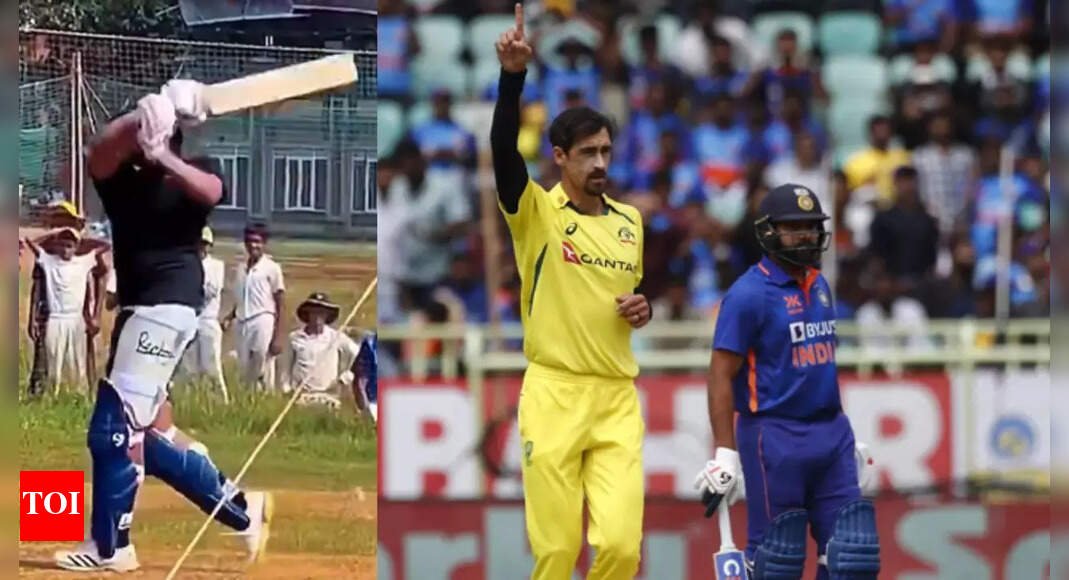 ‘Dekho Mitchell Starc saamne khada hai!’: Fans give Rohit Sharma bizarre motivation ahead of ODI series – watch | Cricket News