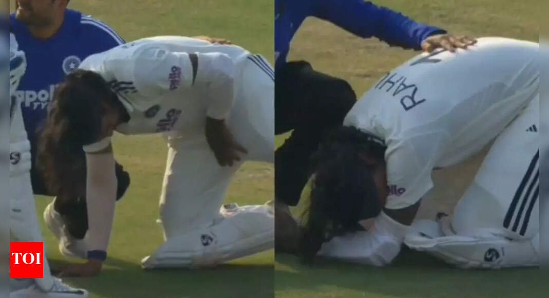 Ouch! KL Rahul cries out in pain after ball strikes him on the box – WATCH | Cricket News