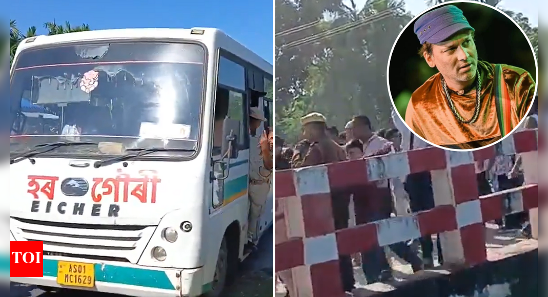 Zubeen Garg case: Violence after supporters gather outside Assam jail, 5 accused sent to judicial custody – video | India News