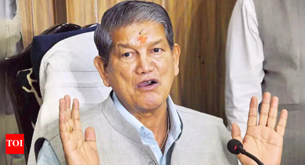 Dehradun: Ex-Uttarakhand CM Harish Rawat in crash scare; vehicle damaged near Kankerkheda | India News