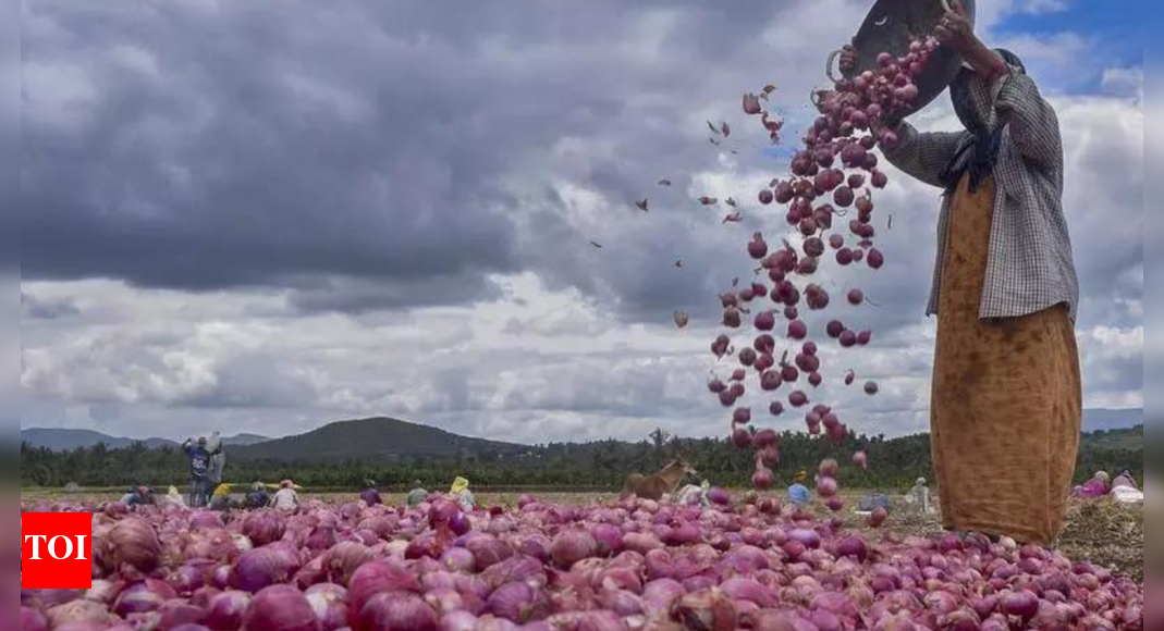 Pune farmer receives only Rs 664 for 7.5 quintals of rain-damaged onions | India News