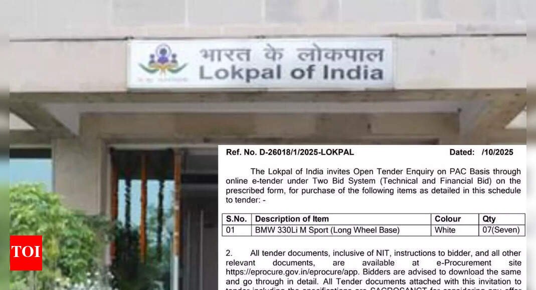 Riding high: Lokpal floats tender for 7 luxury BMWs; request sparks outrage online | India News
