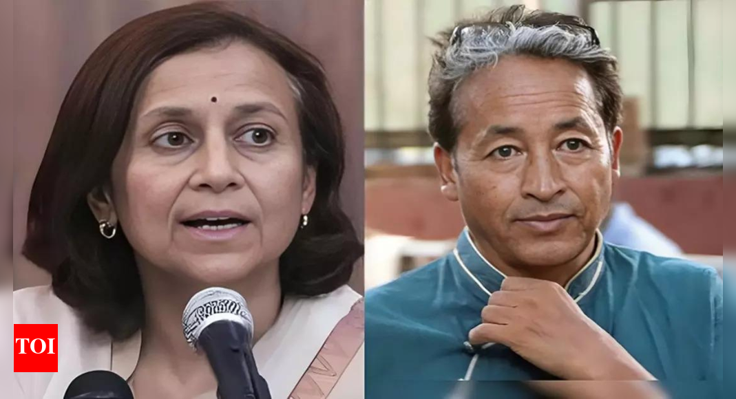 Charges against Sonam Wangchuk ‘flimsy, childish, baseless’: Wife | India News