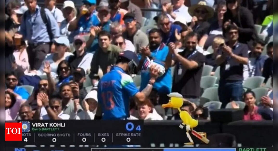Did Virat Kohli indicate retirement after getting out in Adelaide? Image goes viral | Cricket News