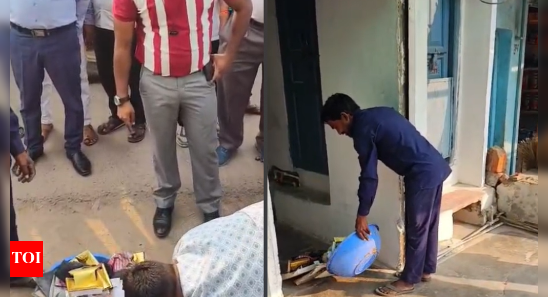 ‘Inka kachra inke ghar mein dalo’: Harpalpur CMO accused of dumping garbage inside BJP leader’s house; video goes viral | Bhopal News