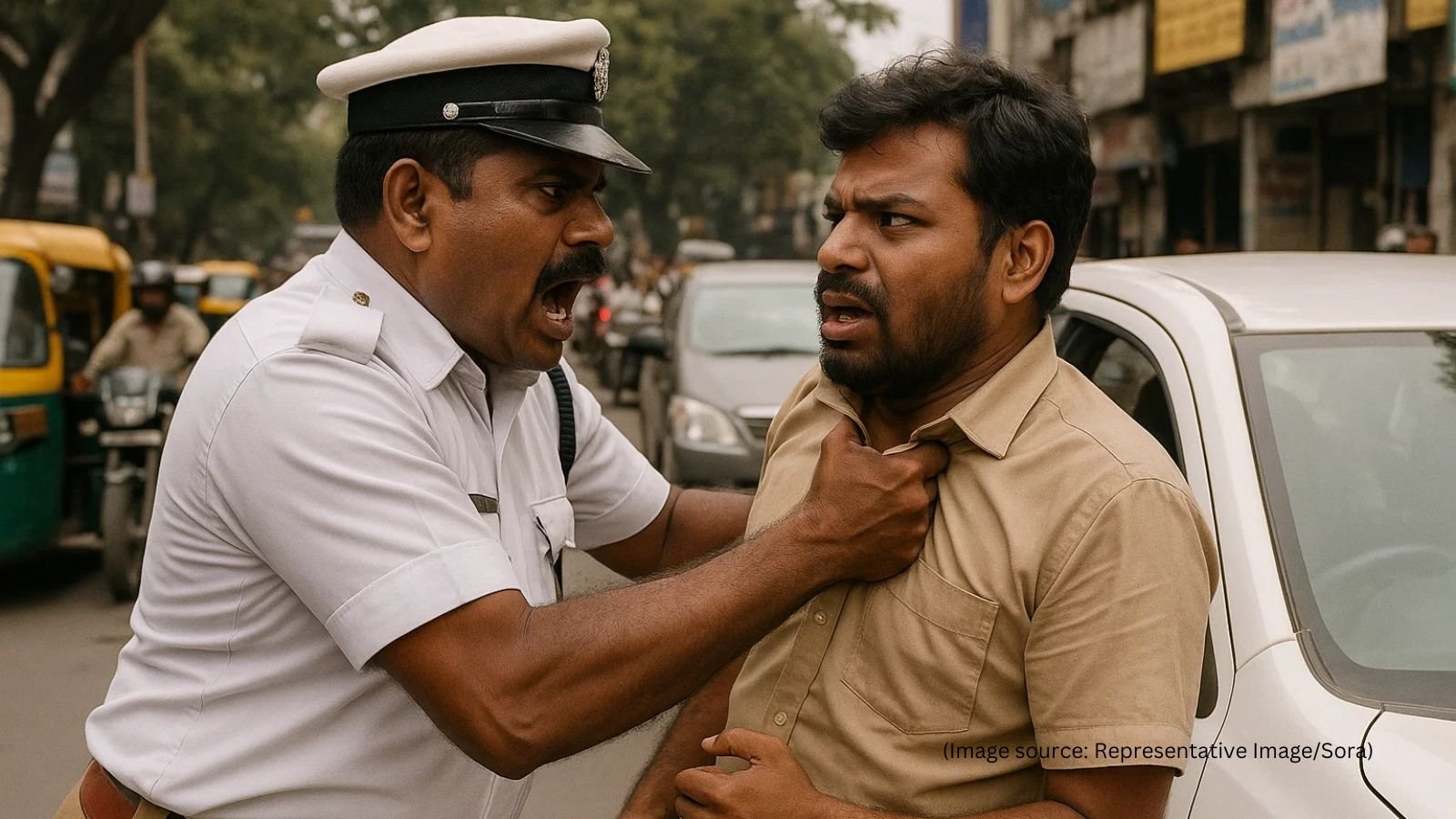 Bengaluru traffic cop ‘slaps’ cab driver over ‘minor’ parking dispute; netizens demand action after video goes viral | Trending News
