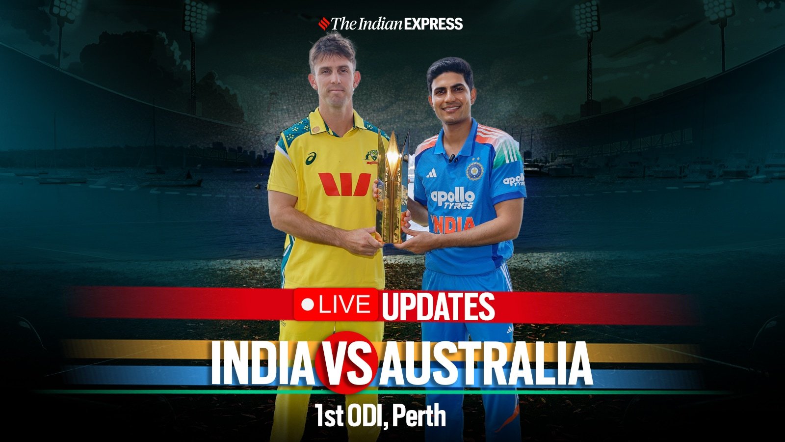 IND vs AUS 1st ODI Live Cricket Score, India vs Australia Today Match