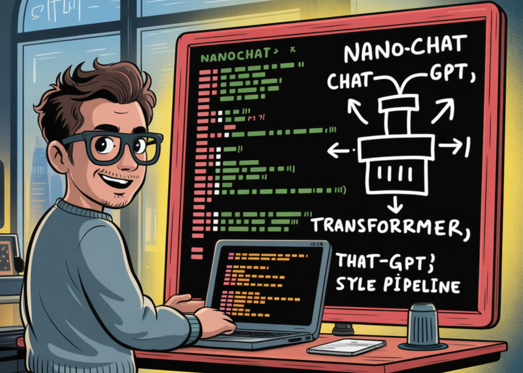 Andrej Karpathy Releases ‘nanochat’: A Minimal, End-to-End ChatGPT-Style Pipeline You Can Train in ~4 Hours for ~0