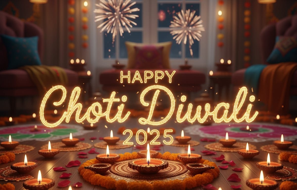Happy Choti Diwali 2025: Top Wishes, Images, Messages, Greetings, Facebook And WhatsApp Status Happy Choti Diwali 2025: Top Wishes, Images, Messages, Greetings, Facebook And WhatsApp Status