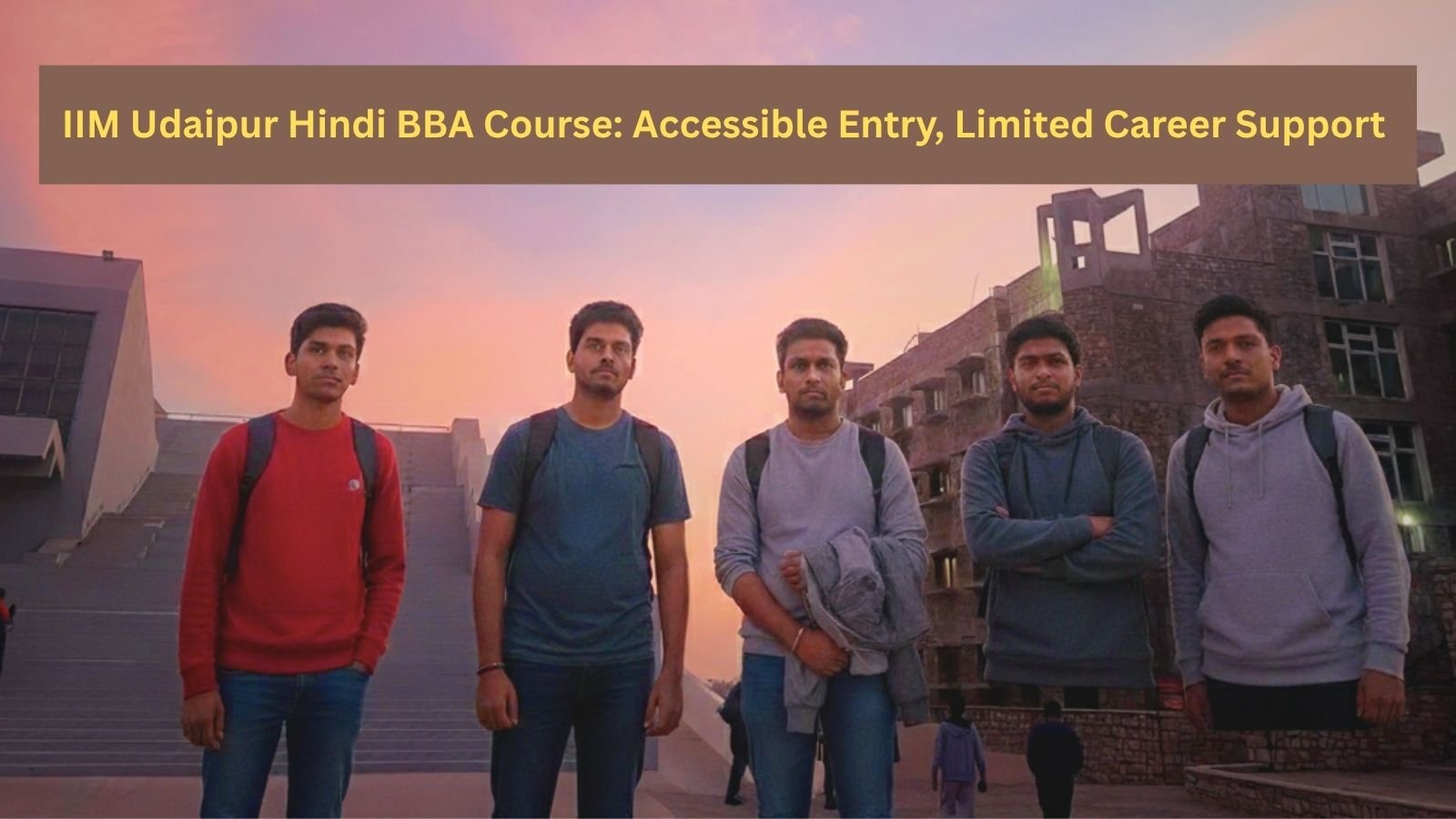 IIM Udaipur BBA course in Hindi