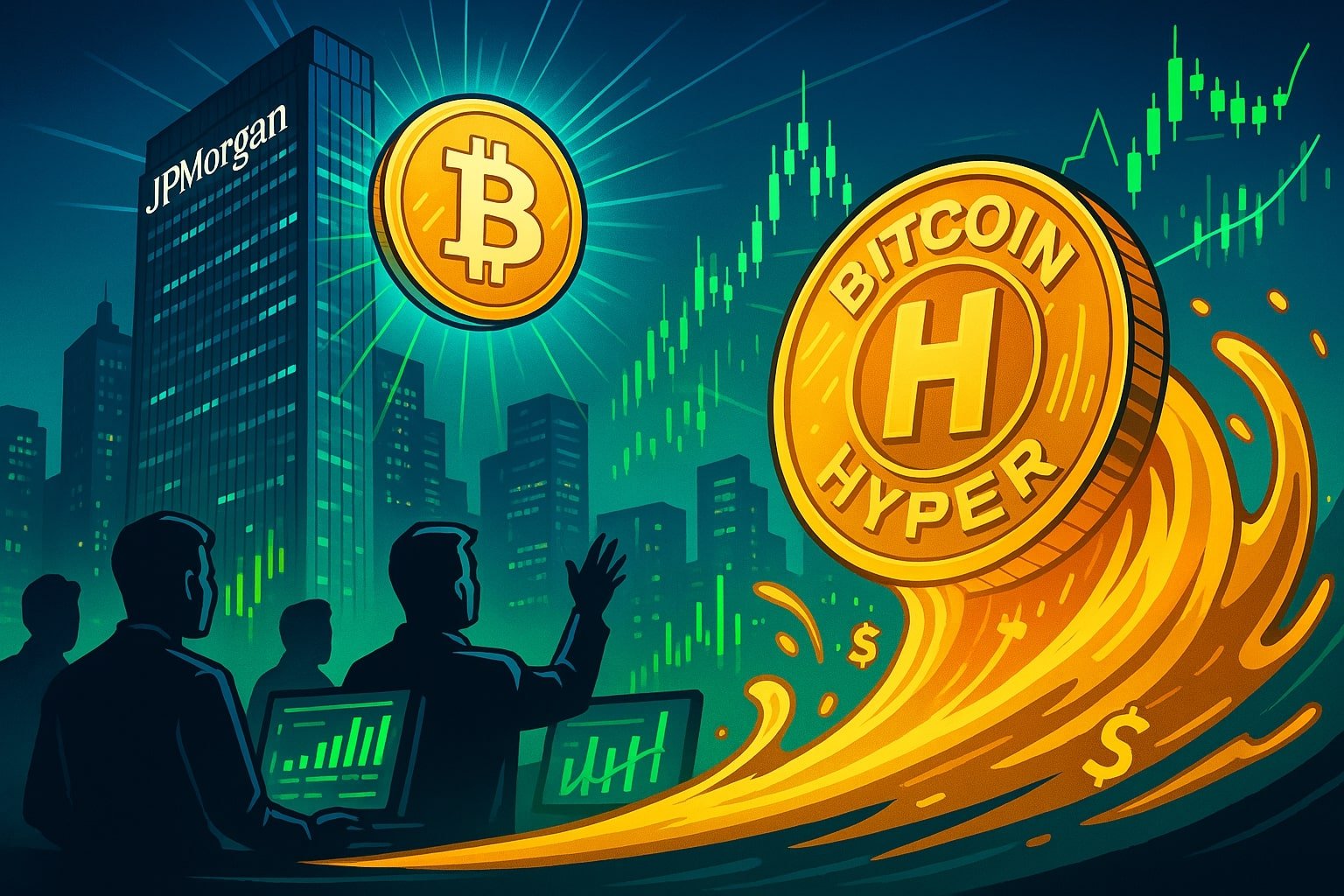 JPMorgan Confirms Bitcoin Trading, Sends Traders Rallying for Top Altcoins like Bitcoin Hyper